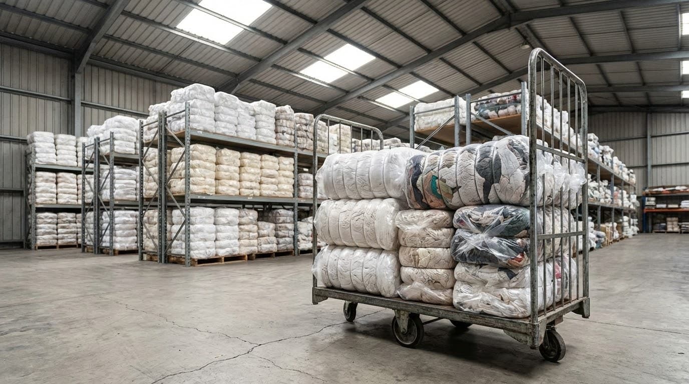 Al Fareed Cotton Bales Warehouse - Premium Quality Cotton Rags