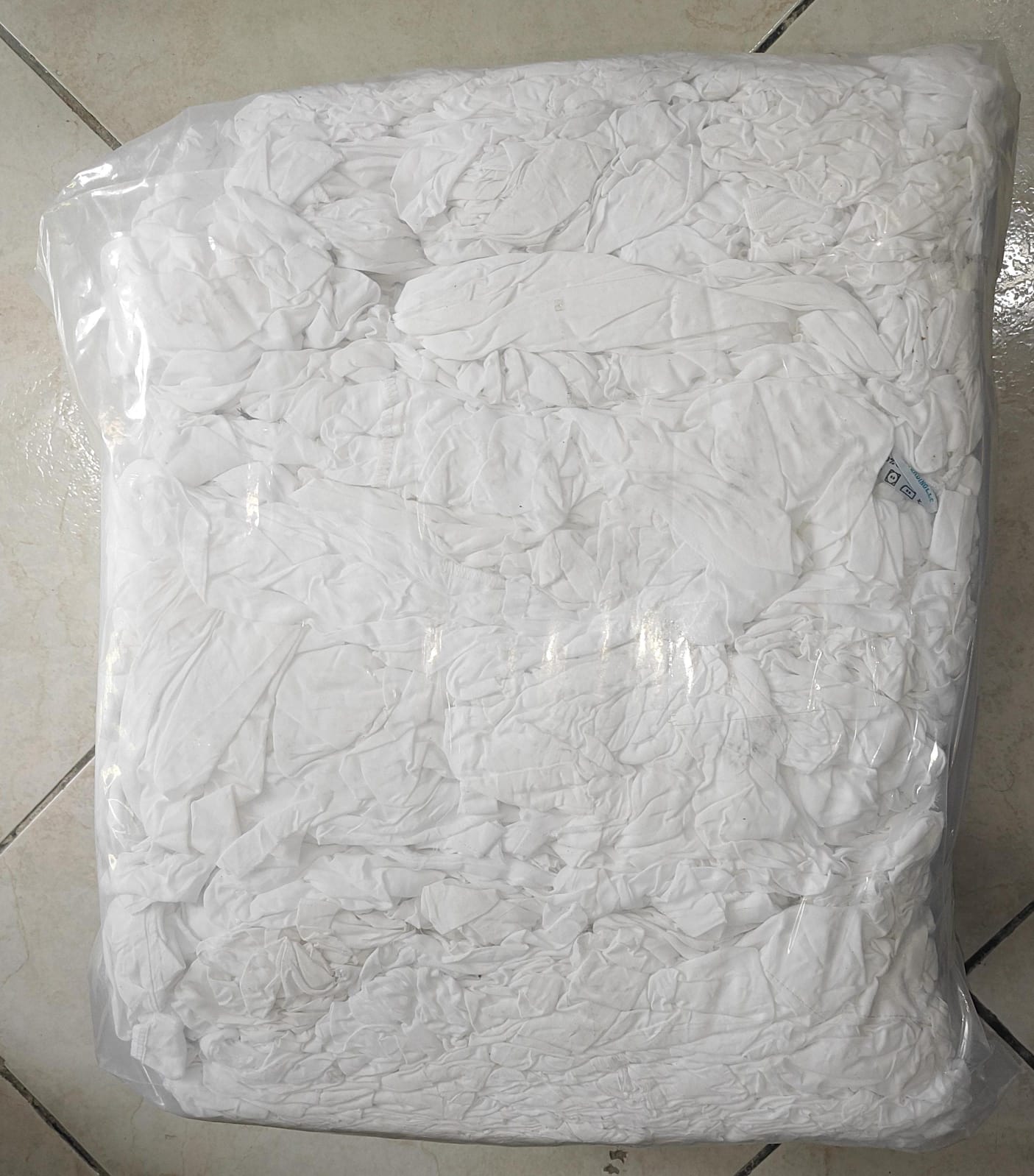 100% Cotton White Bedsheet Rags - A+ Grade Quality cotton rags for industrial use in UAE